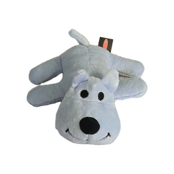 Melissa and Doug Puppy Dog Plush Stuffed Animal Blue Collectible Toy 6 in Gray - Picture 1 of 8